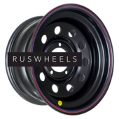 Диски Off-Road Wheels 8x16/5x139,7 ET-3 D110 УАЗ Черный Диски Off-Road Wheels 8x16/5x139,7 ET-3 D110 УАЗ Черный