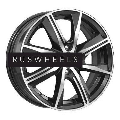 Диски K&K 7x17/5x114,3 ET40 D67,1 Арнар (КС896) Алмаз черный