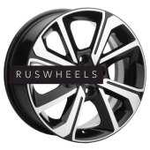 Диски Khomen Wheels 6x15/4x100 ET45 D56,6 KHW1501 (Nexia) Black-FP