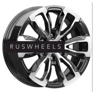 Диски КИК 7,5x18/6x139,7 ET25 D106,1 Меконг (КС959) Алмаз черный