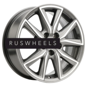 Диски Khomen Wheels 7x17/5x108 ET40 D54,1 KHW1706 (Jac/Москвич 3) Gray-FP Диски Khomen Wheels 7x17/5x108 ET40 D54,1 KHW1706 (Jac/Москвич 3) Gray-FP