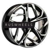 Диски Khomen Wheels 7x17/5x108 ET40 D54,1 KHW1716 (Jac/Москвич 3) Black-FP Диски Khomen Wheels 7x17/5x108 ET40 D54,1 KHW1716 (Jac/Москвич 3) Black-FP
