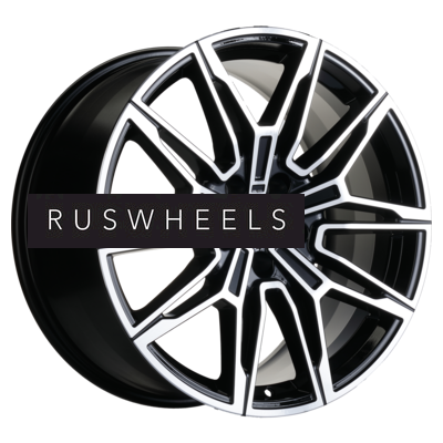 Диски Khomen Wheels 8,5x19/5x114,3 ET30 D60,1 KHW1904 (RX/NX) Black-FP Диски Khomen Wheels 8,5x19/5x114,3 ET30 D60,1 KHW1904 (RX/NX) Black-FP