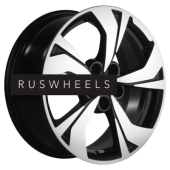 Диски Khomen Wheels 7x17/5x114,3 ET35 D66,1 KHW1724 (Nissan Juke) Black-FP Диски Khomen Wheels 7x17/5x114,3 ET35 D66,1 KHW1724 (Nissan Juke) Black-FP