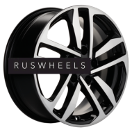Диски Khomen Wheels 6,5x16/5x114,3 ET47 D66,1 KHW1612 (Fluence/Juke) Black-FP