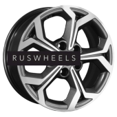 Диски Khomen Wheels 6,5x16/5x114,3 ET43 D67,1 KHW1606 (Huyndai/Kia) Gray-FP
