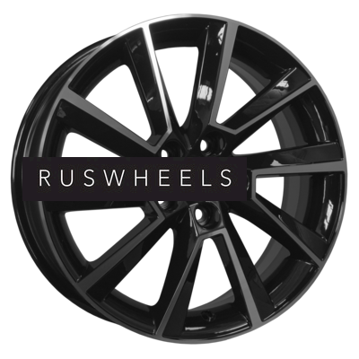 Диски Khomen Wheels 6x16/5x110 ET50 D67,1 KHW1604 (BAIC U5 Plus) Black-FP