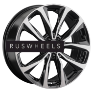 Диски Replay 7,5x19/5x108 ET33 D60,1 CHR107 BKF (конус, C570)