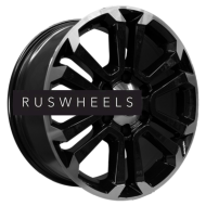 Диски Khomen Wheels 7,5x18/6x139,7 ET42 D75,1 KHW1817 (Haval H9) Black-FP
