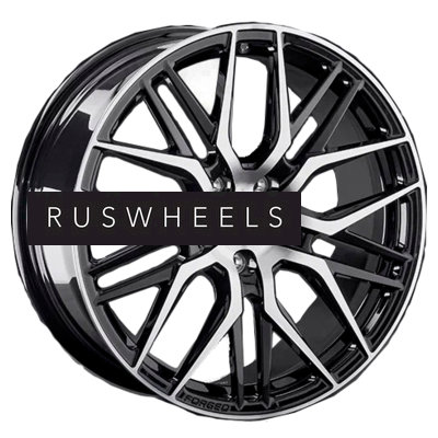 Диски LS Forged 8x18/5x108 ET36 D65,1 LS FG04 BKF (конус, C570)