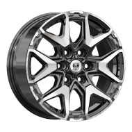 Диски КиК 7.5\R18 6*139.7 ET36 d100.1 Алмаз черный