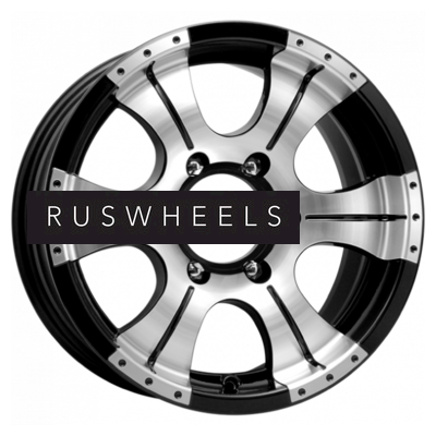 Грузовые диски K&K 7x15/5x139,7 ET-5 D110,1 Байконур (КС473) Алмаз черный