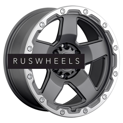 Диски LS 9,5x18/6x139,7 ET5 D106,1 1371 MGML (конус, Колпак+лого)