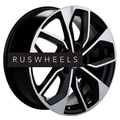 Диски Khomen Wheels 7x17/5x108 ET40 D54,1 KHW1703 (Jac/Москвич 3) Black-FP Диски Khomen Wheels 7x17/5x108 ET40 D54,1 KHW1703 (Jac/Москвич 3) Black-FP