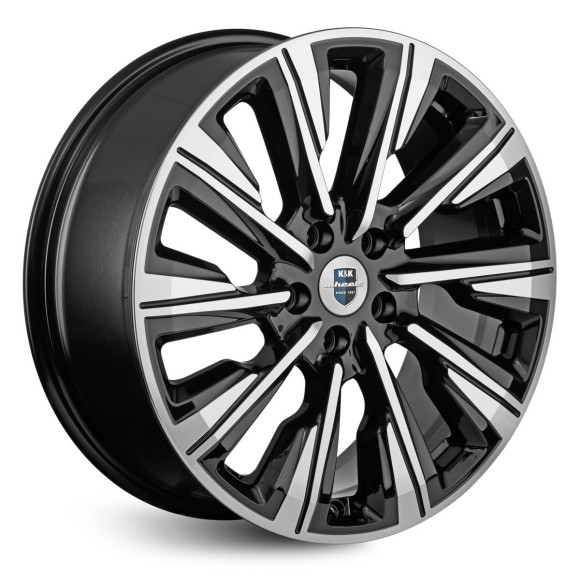 Диски КиК 7.5\R19 5*114.3 ET45 d67.1 Алмаз черный Диски КиК 7.5\R19 5*114.3 ET45 d67.1 Алмаз черный