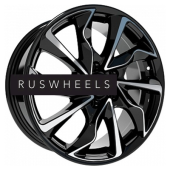 Грузовые диски СКАД 7x17/5x108 ET45 D63,35 Marseille (КЛ238) Алмаз (АРС 014 black)