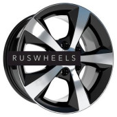 Грузовые диски СКАД 7x16/5x112 ET45 D57,1 Кельн (КЛ258) Алмаз (АРС 014 black)