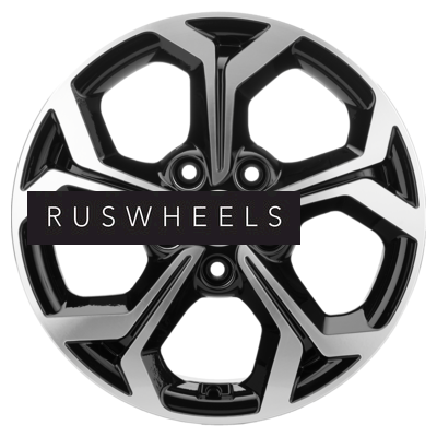 Диски Khomen Wheels 6,5x16/5x114,3 ET46 D67,1 KHW1606 (Mitsubishi) Black-FP Диски Khomen Wheels 6,5x16/5x114,3 ET46 D67,1 KHW1606 (Mitsubishi) Black-FP