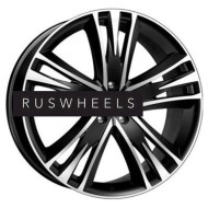 Диски КИК 8,5x20/5x114,3 ET35 D71,6 Атлас (КС661) Алмаз черный