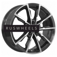 Диски K&K 7,5x17/5x114,3 ET45 D66,1 Меренге-оригинал (КС902) Алмаз черный