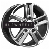 Диски КИК 8x18/5x120 ET45 D72,6 Backfire (КС763M) Дарк платинум