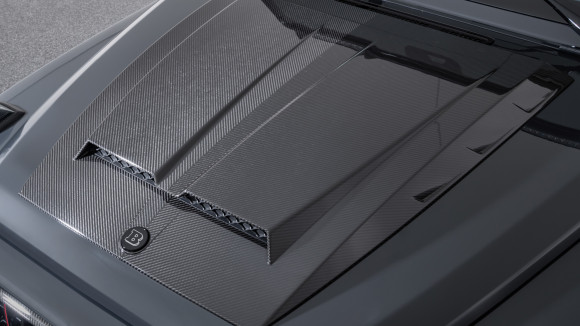 Накладка на капот Brabus для G63. Карбон (глянцевый)