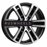 Диски КИК 7,5x17/6x139,7 ET46 D67,1 R-7 Рольф оригинал (КС457) Алмаз черный