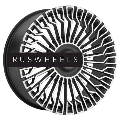 Диски LS FlowForming 9x22/5x120 ET42 D62,6 RC99 MBF (конус, Колпак+лого)