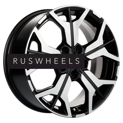 Диски Khomen Wheels 7x17/5x110 ET40 D67,1 KHW1715 (Evolute i-Joy) Black-FP Диски Khomen Wheels 7x17/5x110 ET40 D67,1 KHW1715 (Evolute i-Joy) Black-FP