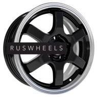 Диски СКАД 6x15/4x100 ET40 D60,1 Киото (КЛ249) Антрацит-алмаз (АРС 014 black)