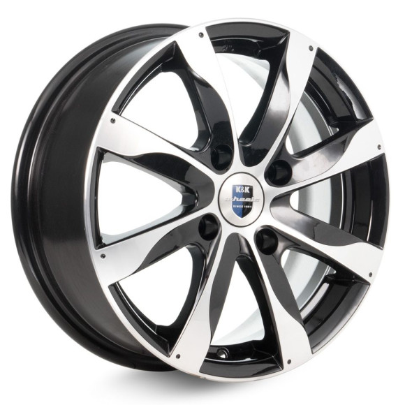 Диски КиК 6,0\R15 4*114.3 ET44 d56.6 Алмаз черный Диски КиК 6,0\R15 4*114.3 ET44 d56.6 Алмаз черный