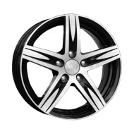 Диски КиК  Андорра (КС454)  6,5\R16 5*114,3 ET40  d66,1  Алмаз черный  [4921]