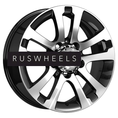 Диски КИК 7x18/5x139,7 ET35 D108,5 Сахара-Patriot (КС1056) Алмаз черный