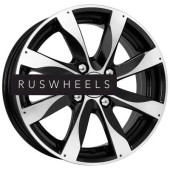 Диски КИК 5,5x14/4x100 ET49 D56,6 Джемини-оригинал (КС480) Алмаз черный