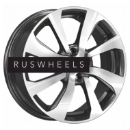 Диски КИК 6x16/4x100 ET49 D54,1 КС893 Алмаз черный