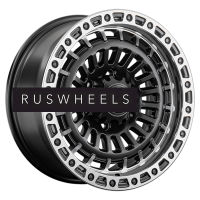 Диски LS 9x18/6x139,7 ET30 D100,1 1348 BKSL (конус, Колпак+лого)