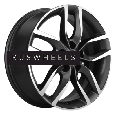 Диски Khomen Wheels 6,5x17/5x114,3 ET45 D60,1 KHW1708 (Toyota C-HR) Gray-FP