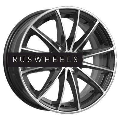 Грузовые диски K&K 6x15/4x100 ET46 D54,1 Пойнт Бланк-оригинал (KC884) Алмаз черный SK