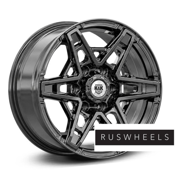 Диски КиК R17 / 8J PCD 6x139.7 ЕТ 42 ЦО 100.1 Блэкберн