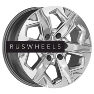 Диски КИК 7,5x17/6x139,7 ET25 D106,1 Тейт (КС1050) Дарк платинум