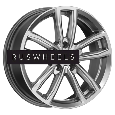 Диски КИК 6,5x17/5x139,7 ET40 D98,1 Каланг (КС1086) Дарк платинум