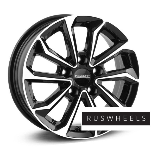 Диски Dezent R16 / 6.5J PCD 5x114.3 ЕТ 45 ЦО 60.1 KS black polished