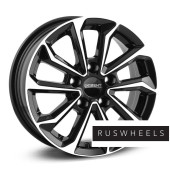 Диски Dezent R16 / 6.5J PCD 5x114.3 ЕТ 50 ЦО 67.1 KS black polished