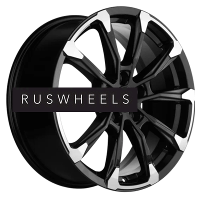 Диски Khomen Wheels 7,5x18/5x114,3 ET38 D67,1 KHW1808 (Outlander) Black-FP