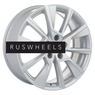 Диски Khomen Wheels 7x18/5x112 ET43 D57,1 KHW1802 (Kodiaq/Tiguan) F-Silver
