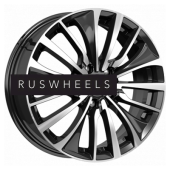 Диски КИК 6,5x17/4x100 ET43 D60,1 Flanker (КС905) Алмаз черный