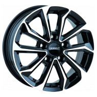 Диски Dezent 7.5\R18 5*114.3 ET40 d60.1 Black polished
