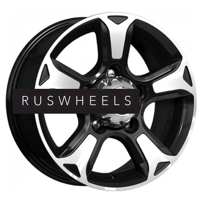 Диски КИК 7x16/5x139,7 ET35 D108,5 Атлант (КС757) Алмаз черный