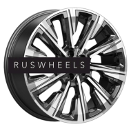 Диски КИК 7,5x19/5x108 ET33 D67,1 Галего (КС1039) Алмаз черный