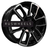 Диски Khomen Wheels 5,5x14/4x100 ET43 D67,1 KHW1406 (Solaris/Logan/Rio) Black-FP